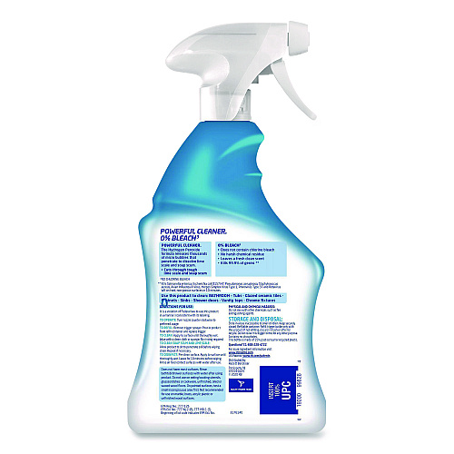 Lysol&reg; Bathroom Cleaner with Hydrogen Peroxide, Cool Spring Breeze, 32 oz Trigger Spray Bottle (99828EA)