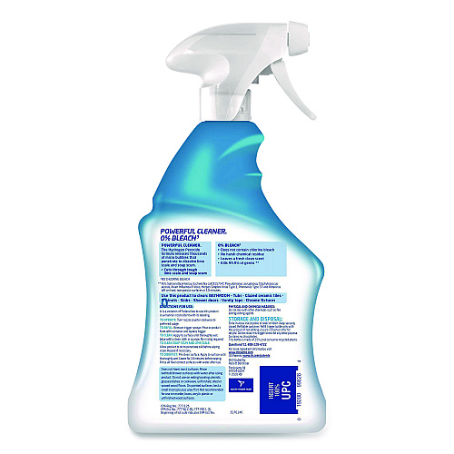 Lysol&reg; Bathroom Cleaner with Hydrogen Peroxide, Cool Spring Breeze, 32 oz Trigger Spray Bottle, 12/Carton (99828CT)
