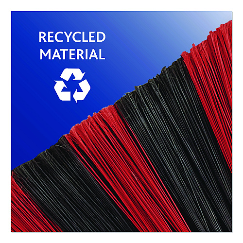 O-Cedar One Sweep Broom with Dustpan, 53.88" Handle, Red/Black/Gray (175073EA)