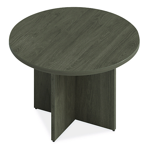 Alera Seville Round Conference Table, Round, 48" Diameter, Walnut (SV4848WA)