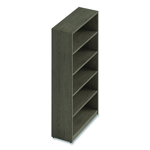 Alera Seville Bookcase, Five-Shelf, 36w x 14d x 65h, Walnut (SVBC6536WA)