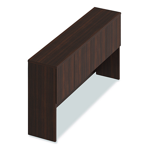 Alera Seville Hutch with Doors, 4 Compartments, 72w x 16d x 36h, Mahogany (SVH7236MY)