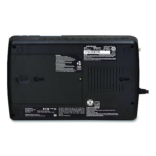 Tripp Lite Line-Interactive Cloud-Connected UPS with Remote Monitoring, 12 Outlets, 750 VA, 316 J (AVR750UNC)