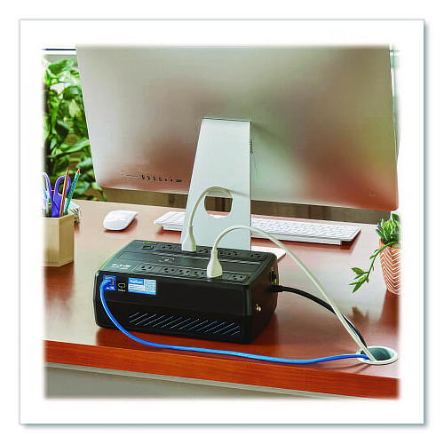 Tripp Lite Line-Interactive Cloud-Connected UPS with Remote Monitoring, 12 Outlets, 750 VA, 316 J (AVR750UNC)