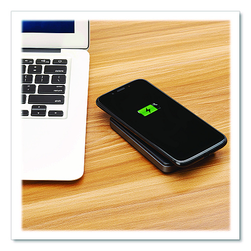 Tripp Lite Portable Wireless Magnetic Charging Power Bank, USB C, Black (UPB04K01CM)