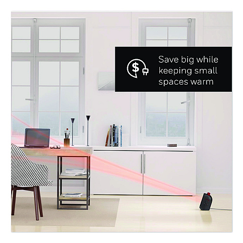 Honeywell UberHeat 5 Ceramic Heater, 4.5 x 4.5 x 8.86, Black (HCE210B)