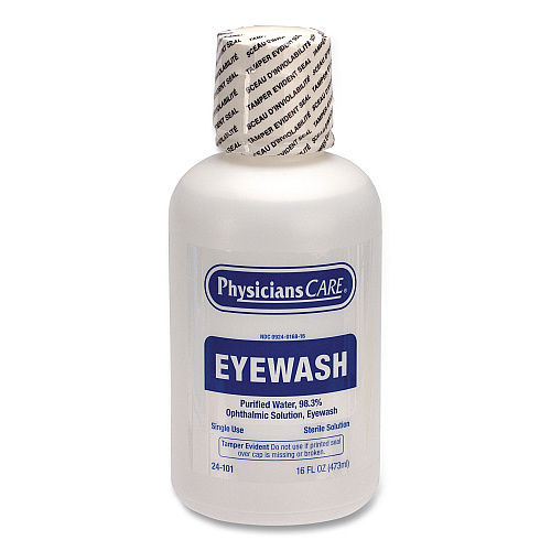 PhysiciansCare Eye Wash, 16 oz Bottle, 12/Carton (24101001)