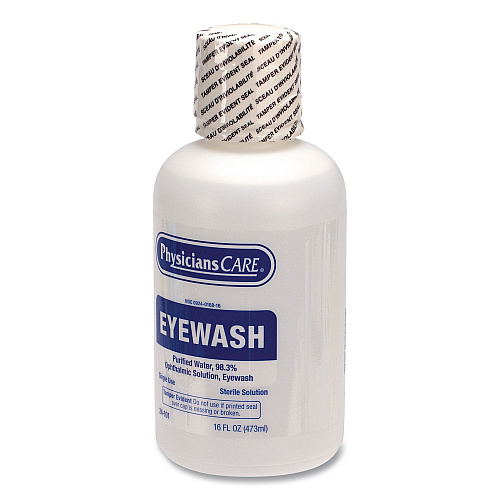 PhysiciansCare Eye Wash, 16 oz Bottle, 12/Carton (24101001)