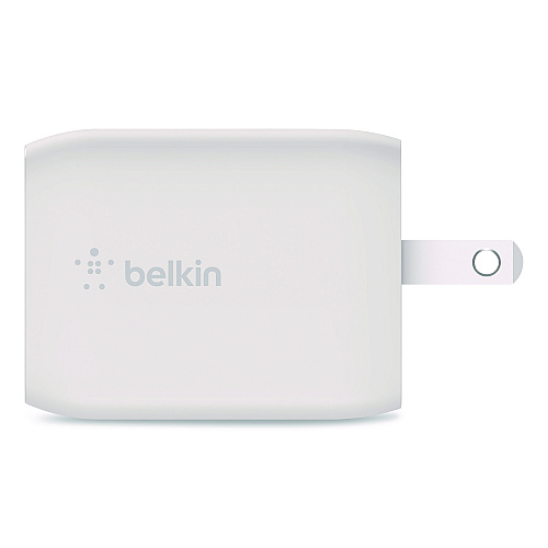 Belkin BOOST CHARGE Pro Dual USB-C GaN Wall Charger with PPS, White (WCH013DQWH)