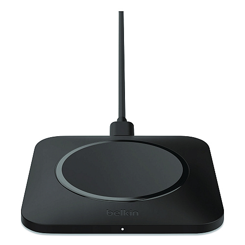 Belkin BOOST CHARGE Pro Universal Easy Align Wireless Charging Pad, Qi Wireless Charging, 15 W, Black (WIA007TTBK)