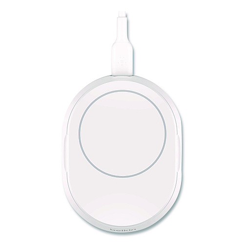 Belkin BOOST CHARGE Pro Convertible Magnetic Wireless Charging Stand, Qi2 Wireless Charging, 15 W, White (WIA008TTWH)