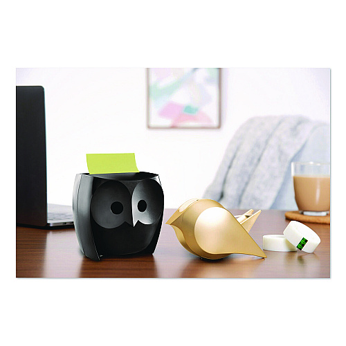 Scotch Bird Desktop Tape Dispenser, 1" Core, Metallic Gold (C48BIRDG)