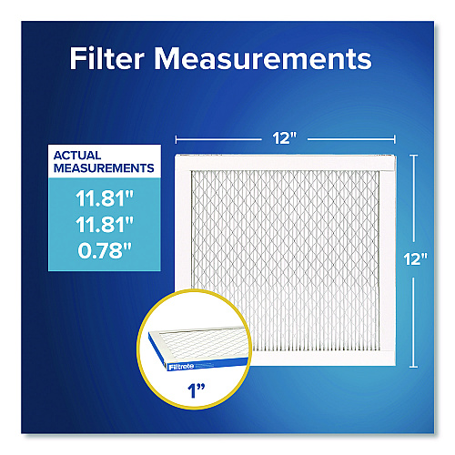 Filtrete High Performance Air Filter, 12 x 12, 4/Carton (UA10DC4CA)