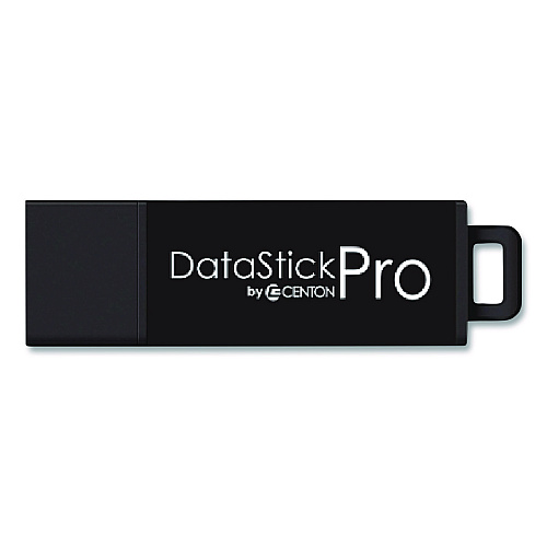 Centon DataStick Pro USB 3.2 Type A Flash Drive, 32 GB, Black, 10/Pack (S1U3P632G10B)