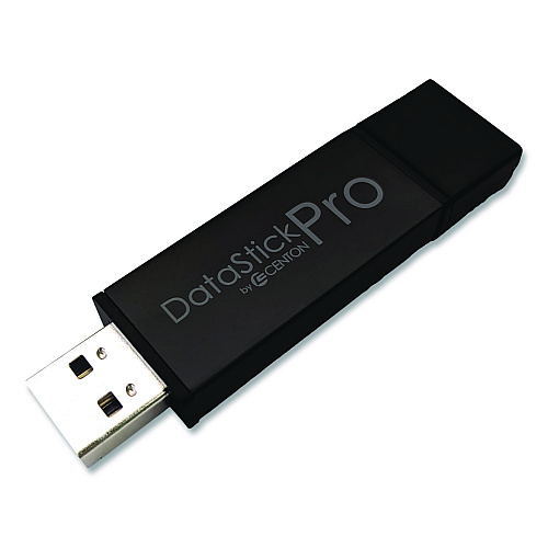 Centon DataStick Pro USB 3.2 Type A Flash Drive, 32 GB, Black, 10/Pack (S1U3P632G10B)