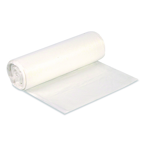 Boardwalk High-Density Waste Can Liners, 10 gal, 8 mic, 24 x 24, Natural, 1,000/Carton (24248N)