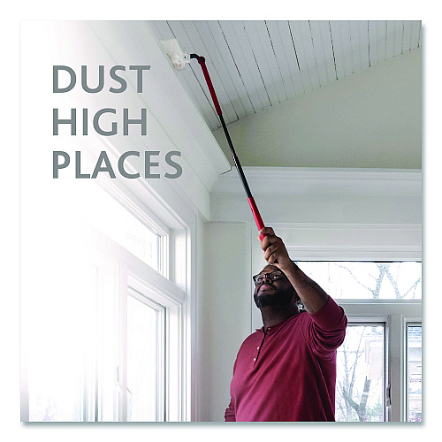 O-Cedar Flex and Catch Duster Heavy-Duty Refills, Polyester, White, 5/Pack (172172PK)