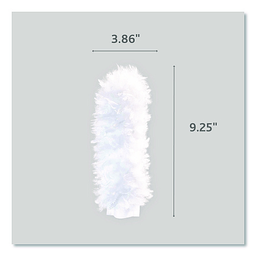 O-Cedar Flex and Catch Duster Heavy-Duty Refills, Polyester, White, 5/Pack (172172PK)