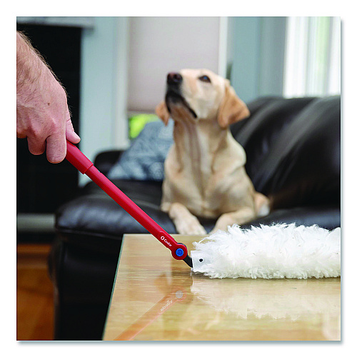 O-Cedar Flex and Catch Duster Heavy-Duty Refills, Polyester, White, 5/Pack (172172PK)