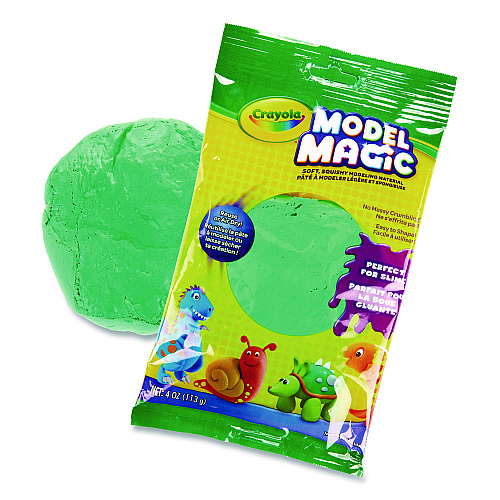 Crayola Model Magic Modeling Compound, Green, 4 oz Pack (574444)