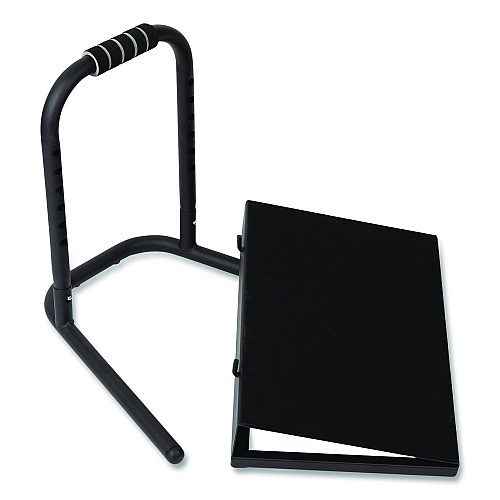 Mind Reader Adjustable Height Tilt Foot Rest, 14.25 x 15 d x 14.5 h, Black (FTHEIGHTBLK)