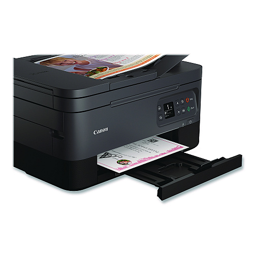 Canon PIXMA TR7020a Wireless Color All-in-One Inkjet Printer, Copy, Print, Scan (TR7020ABLACK)