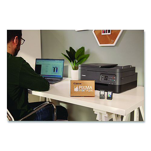 Canon PIXMA TR7020a Wireless Color All-in-One Inkjet Printer, Copy, Print, Scan (TR7020ABLACK)