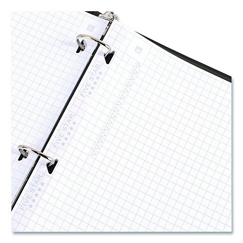 Five Star Reinforced Filler Paper Plus Study App, 3-Hole, 8.5 x 11, Quadrille Rule, 80/Pack (170122170036)