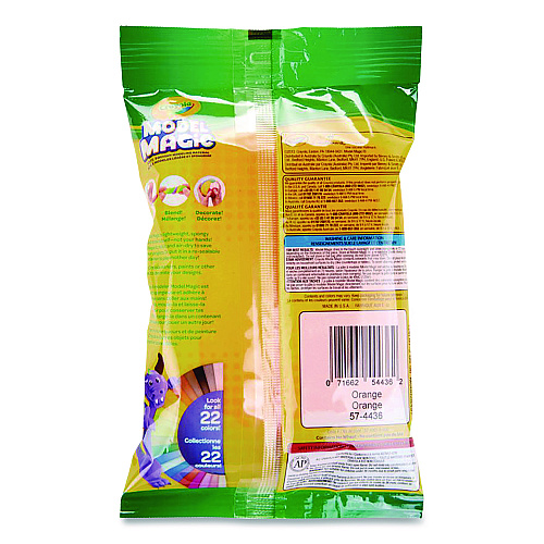 Crayola Model Magic Modeling Compound, Orange, 4 oz Pack (574436)