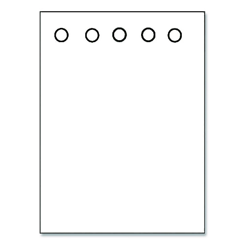 Alliance Laser Cut Sheets, 92 Bright, Side: 5-Hole Punched, 20 lb Bond Weight, 8.5 x 11, White, 500 Sheets/Ream, 5 Reams/Carton (30750AA)