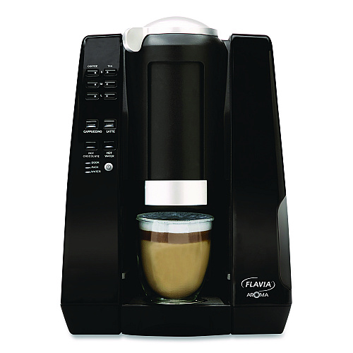 Flavia Aroma Brewer, with 134 Assorted Drinks Bundle, Black (MDR10020)