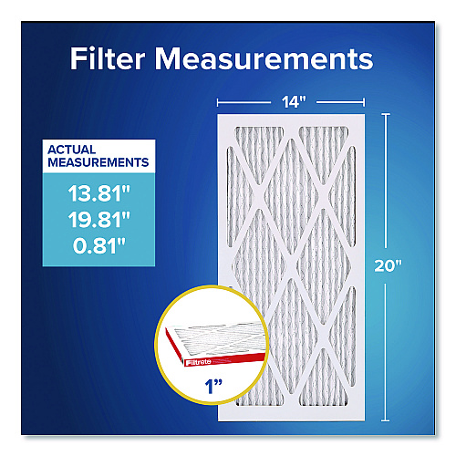 Filtrete Allergen Defense Air Filter, 12 x 20, 4/Carton (98054CA)