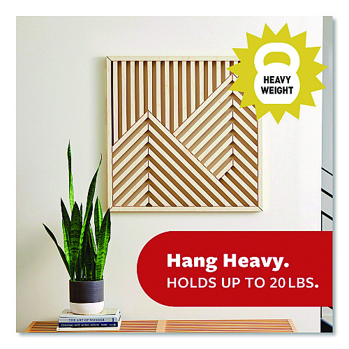 Command Picture Hanging Strips, X-Large, Removable, Holds up to 20 lbs per 4 Pairs, 8 Pairs/Pack (172178ES)