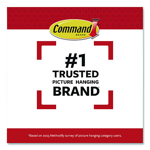 Command Picture Hanging Strips, X-Large, Removable, Holds up to 20 lbs per 4 Pairs, 8 Pairs/Pack (172178ES)