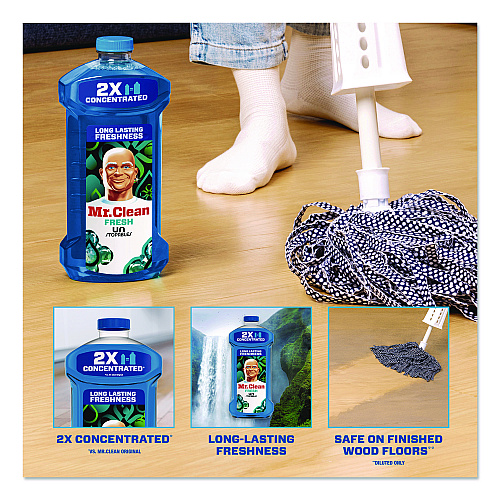 Mr. Clean Multipurpose Cleaning Solution, Unstopables Fresh Scent, 64 oz Bottle (10720)