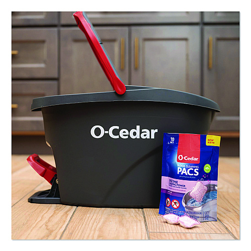 O-Cedar Cleaning PACS, Lavender Scent, 10/Pack, 8 Packs/Carton (172402CT)