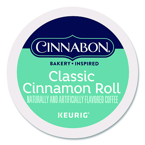 Cinnabon Classic Cinnamon Roll Coffee K-Cups, 96/Carton (6305CT)
