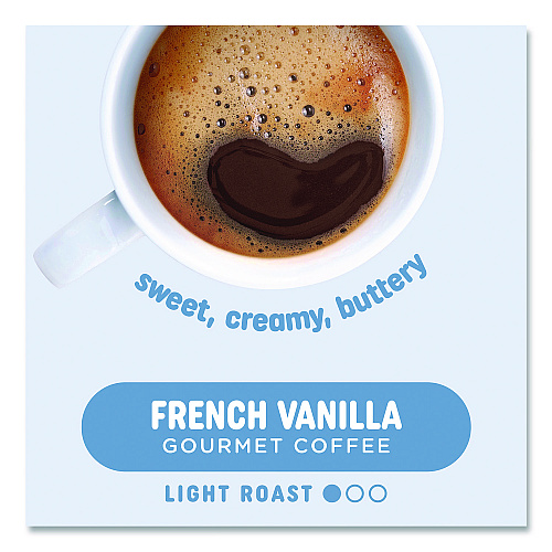 Pick Me Up Provisions French Vanilla Coffee K-Cups, 96/Carton (PM62434CT)