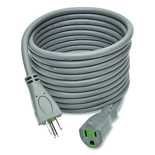 Tripp Lite Hospital-Grade Extension Cord, 15 ft, 15 A, Gray (P024015GYHG)