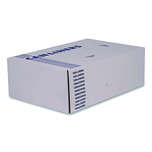 Heritage Linear Low-Density Can Liners, 16 gal, 0.5 mil, 24" x 32", Clear, 500/Carton (H4832MCRAC)