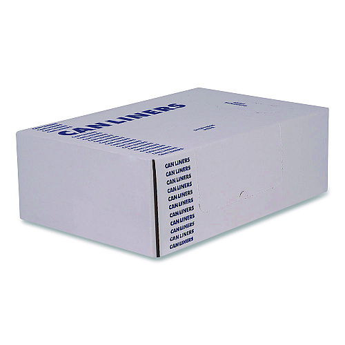 Boardwalk High-Density Can Liners, 16 gal, 8 mic, 24 x 33, Natural, Perforated Roll, 1,000/Carton (24338N)