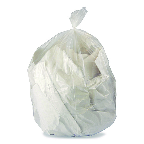 Heritage Linear Low-Density Can Liners, 33 gal, 1 mil, 33" x 39", Clear, 150/Carton (H6639YCRAC)