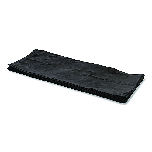 Heritage Linear Low Density Can Liners, 56 gal, 1.5 mil, 46' x 50", Black, 100/Carton (H9250AK)