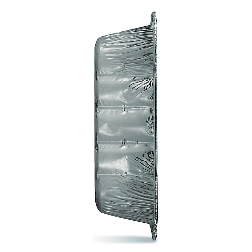 HFA Square Cake Pan, 30 Gauge, 48 oz, 8 x 8 x 1.53, Silver, Aluminum, 200/Carton (30830200)