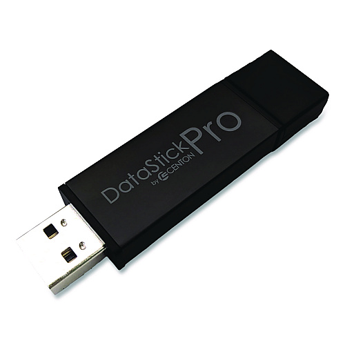 Centon DataStick Pro USB 3.2 Type A Flash Drive, 32 GB, Black (388754)