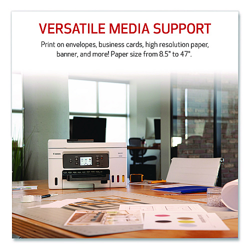 Canon MegaTank MAXIFY GX4020 Wireless Color All-in-One Inkjet Printer, Copy, Fax, Print, Scan