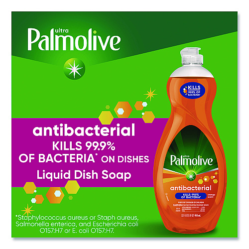 Palmolive Ultra Antibacterial Dishwashing Liquid, Orange Scent. 32,5 oz Bottle (45072EA)