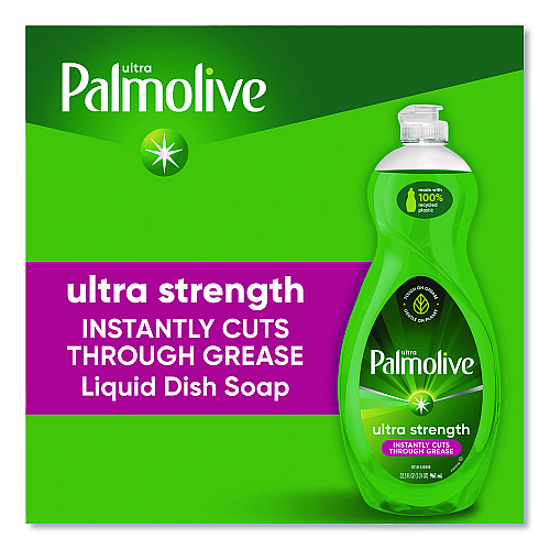Ultra Palmolive Dishwashing Liquid, Ultra Strength, Original Scent, 32.5 oz Bottle (45093EA)