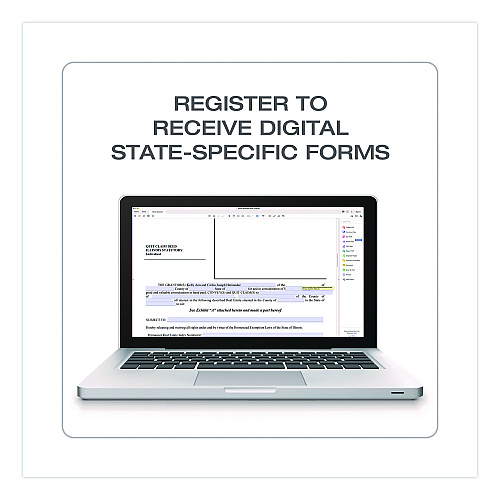 Adams Quitclaim Deed Forms with Instructions and Free Downloads, One-Part (No Copies), 8.5 x 11, 4 Forms Total (LF298)