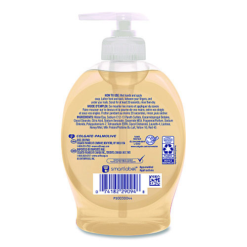 Softsoap Liquid Hand Soap Pumps, Milk and Honey Scent, 7.5 oz, 6/Carton (US04965ACT)